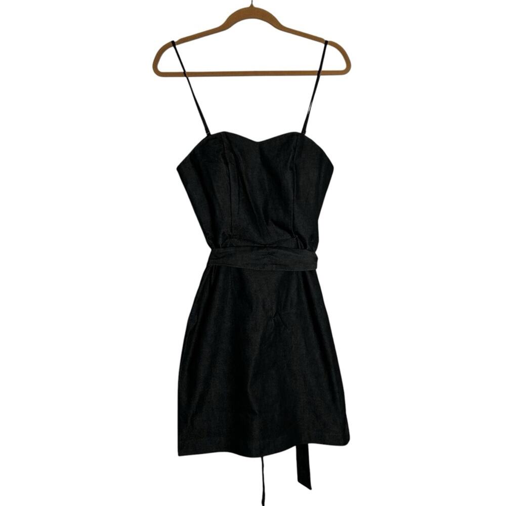 Gap Factory‎ Cotton Blend Y2K Style Sleeveless Spaghetti Strap Mini Dress Size 6